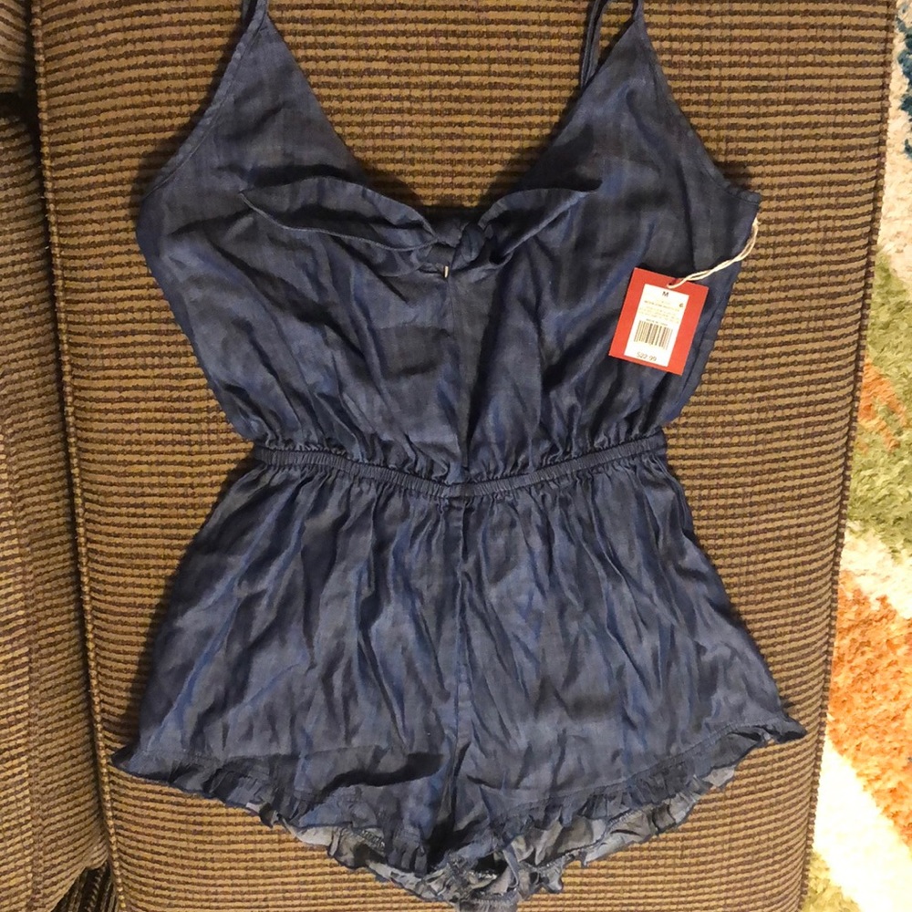 Chambray Romper